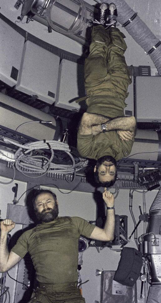 Illustration for article titled Today's Space Trivia - 1st Birthday in Space Edition